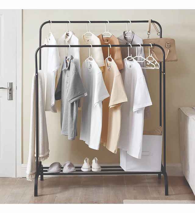 CLOTH-HANGER-WITH-ROLLER-Metal-Garment-Rack-Multipurpose-Clothes-Rack-with-Bottom-Shelf-2.jpg