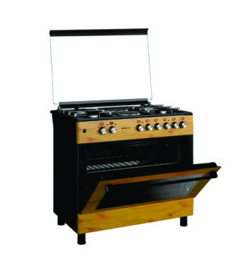 Maxi 4 Burner And Electric Heater Stading Gas Cooker 60 X 90 TR STYLE (MAXI STYLE 60*90 5B WOOD)
