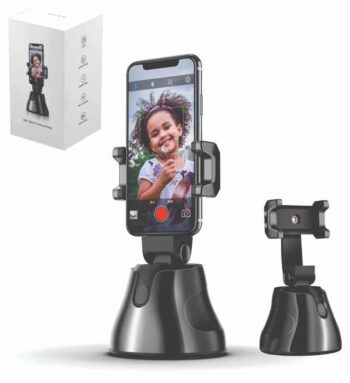 ROBOTIC SMART PHONE HOLDER (360 Rotation Smart face Tracking Tripod)