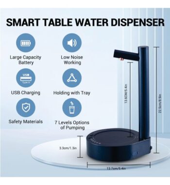 Rechargeable water dispenser pump (bedside)