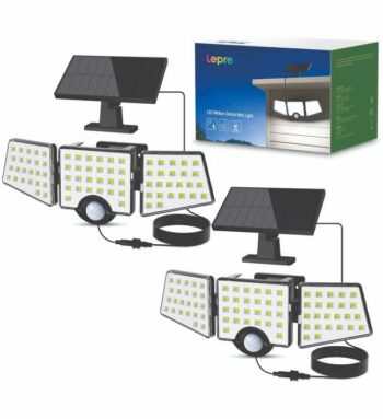 TRIPPLE WALL SECURITY SOLAR R/SENSOR LIGHT