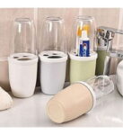 FASHION-PLASTIC-FAMILY-Toothpaste-And-Toothbrush-Kit-Holder